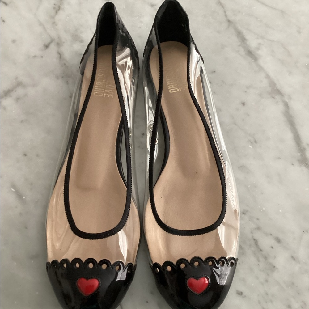 Love Moschino Red Heart Women's Shoes